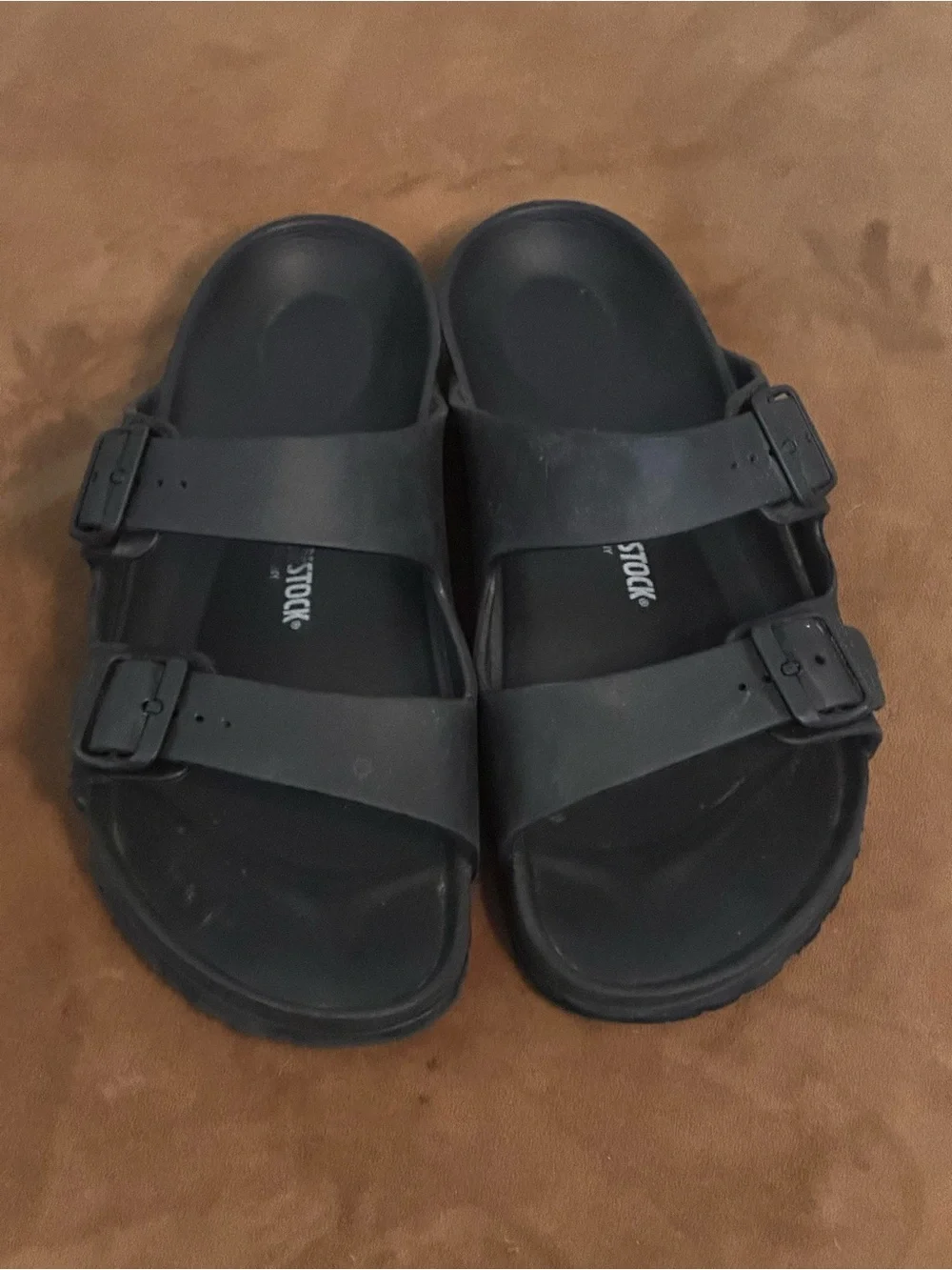 Birkenstock Men’s Black EVA Arizona Two-Strap Sandals